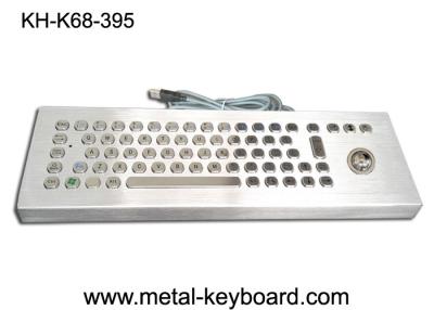 China 70 Keys Rugged Desktop Industrial Computer Keyboard Kiosk Metal for sale