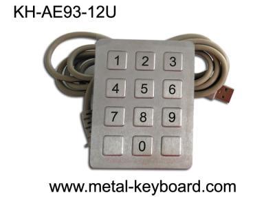 Chine Le CE/interface 12 de ROHS/FCC USB verrouille le clavier numérique de solides solubles pour la machine/kiosque de libre service, anti-vanal à vendre