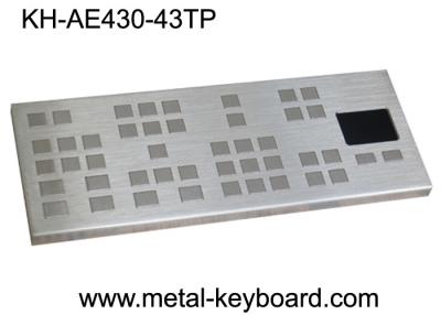 China Vandal Resistant Industrial Keyboard with Touchpad / Large keys Panel Mount Keyboard Precision for sale