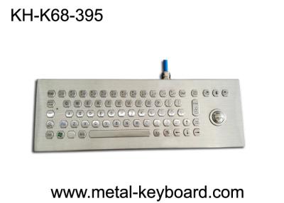 China Desktop Vandal Proof Panel Mount Keyboard Stainless Steel For Industrial Control Device for sale