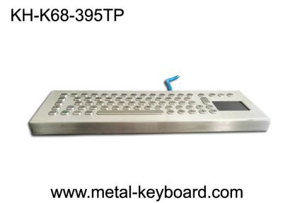 China 70 Keys Rugged Metal Stainless Steel Keyboard With Stand Alone Design For Industrial Control Platform for sale