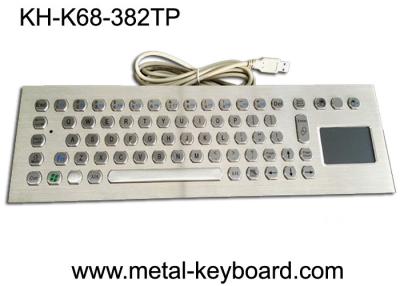 China Computer Industrial Keyboard with Touchpad , 70 Keys Waterproof Keyboard With Touchpad for sale