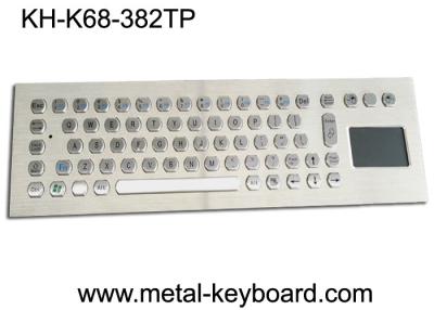 China Rugged Vandal Proof Touchpad Keyboard Industrial With USB Port And 70 Keys for sale