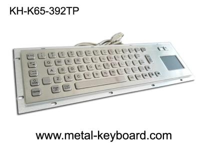 China Water proof Industrial Keyboard with Touchpad , Metal Panel Mount Ip65 Keyboard for sale