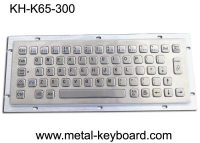 China Ruggedized Industrial Metal Keyboard Compact Entry SS Keyboard For Info Kiosk for sale