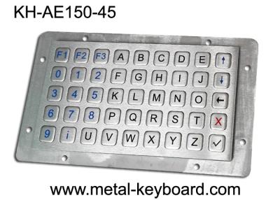 China 45 Keys Vandalproof Laptop Panel Mount Keyboard Anti Vandal SS for sale