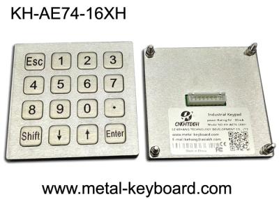 China portuario de USB industrial de la matriz del teclado de la PC de la disposición 4x4 para la estación del gas combustible del quiosco en venta