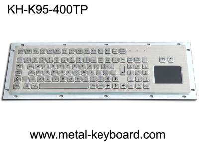 China 95 Keys Metal Industrial Keyboard Layout Customizable 30mA Waterproof for sale