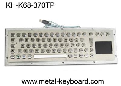 China 70 Keys Industrial Computer Keyboard SUS304 Brushed With Touchpad for sale