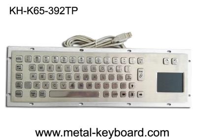 China Enchufe mecánico de la conexión USB del teclado IP65 del ordenador portátil del quiosco del soporte del panel del acero inoxidable en venta
