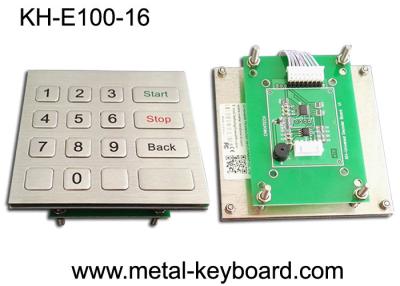 Chine Matériel d'acier inoxydable de pavé numérique en métal d'USB d'interface avec 16 clés plates à vendre