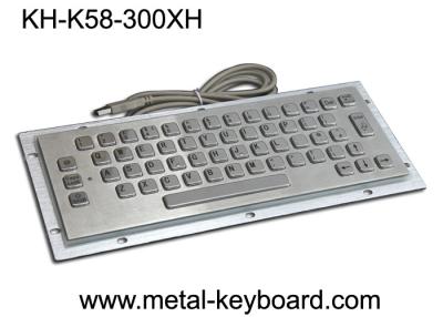China IP65 Panel Mounted Keyboard 58 Keys Durable For Kiosk CNC Ticket Vending Machine for sale