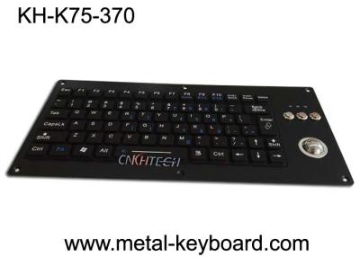 China Compact Silicone Backlit Industrial Keyboard With Trackball 75 Keys 5.0VDC for sale