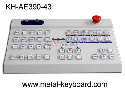 China 1.5mm Travel 43 Plastic Keys Ruggedized Desktop Keyboard for sale