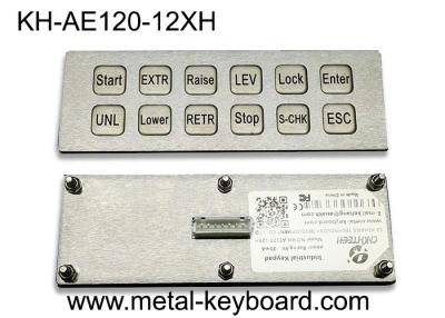 China Matrijsinterface 12 het Toetsenbord van het Sleutels2x6 Roestvrije staal Te koop