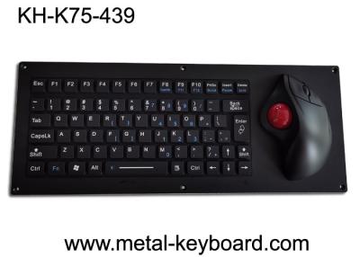 China 5VDC Ergonomic Laser Industrial Keyboard With Trackball FCC USB for sale