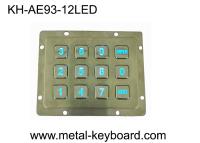 Chine L'eau - rendez le clavier numérique rétro-éclairé 3x4 en métal de LED pour le système résistant de contrôle d'accès à vendre