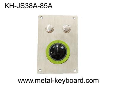 China Resin Ball Industrial Trackball Mouse Waterproof Buttons With Metal Panel Mount for sale