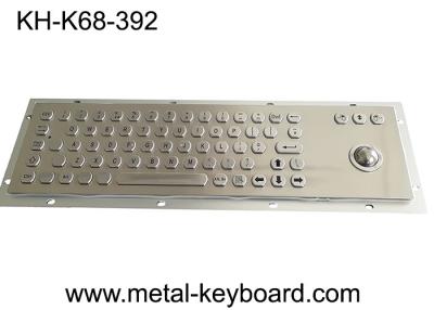 China Metal industrial del teclado de ordenador del vandalismo con el Trackball del soporte del panel en venta
