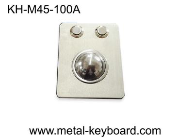 China Waterproof Panel Mounted Industrial Trackball Mouse W/38mm Ball Stainless Steel for sale