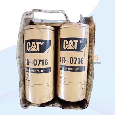 中国 猫の予備品油 1R0716 猫キャタピラーのための本物の元のエンジン オイル フィルター 1R0716 販売のため
