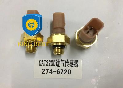 China Brass  Excavator Parts Oil Pressure Gauge Sensor 2746720 Use Long Lifespan for sale