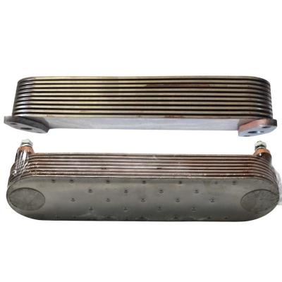China Excavator PC400-8 6D125 Engine Oil Cooler Radiator 6152-62-2210 For Construction Machinery Equipment for sale