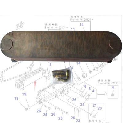 China 6D140 Koeler van de motor Hydraulische Olie 6212-61-2111 voor het Graafwerktuig Radiator van KOMATSU Te koop