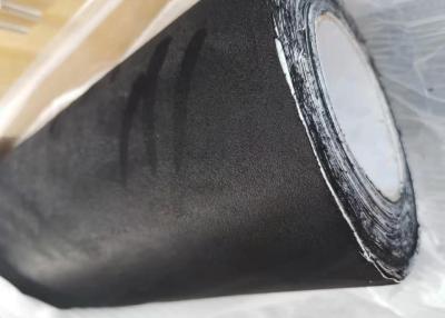 China Abrigo interior del panel del terciopelo del ante del coche adhesivo negro de la tela en venta