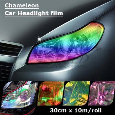 China Chameleon Car Headlight Film High Polymeric PVC Material 200micron Thickness for sale