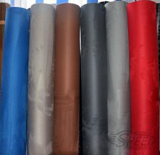 China Red Color Car Interior Panel Wrap Water Resistant Multicolor PE Microfiber Material for sale