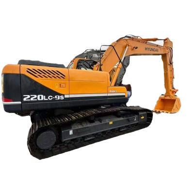 China Second Hand Traditional Hyundai 220 Excavator Machinery 13 Ton for sale