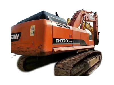 China 2nd Hand 37T Doosan DH370 Earth Excavation Equipment Trader Excavator Orange Red for sale
