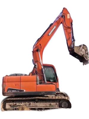 China Doosan DX150 Wheel Excavator Heavy Equipment Used Construction Machinery for sale