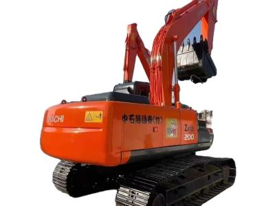 China Tipo equipamento da esteira rolante de construção usado ZX200-6 de Hitachi da máquina escavadora à venda