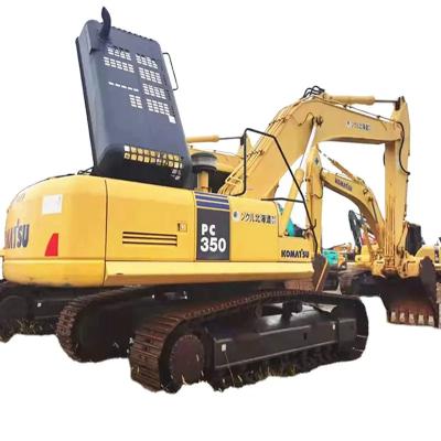 China Hydraulic Used Komatsu Excavator 350-7 32100KG for Earthmoving for sale