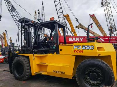China Second Hand 23 Ton FD230Z TCM Diesel Forklift With ISUZU Engine for sale