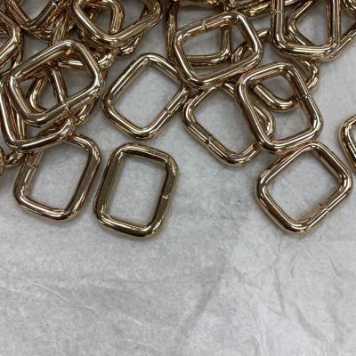 China Acid proof Square Cast Iron Ring Nickle free Thickness 8mm  for Hand Bag for sale
