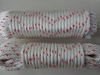 China 20 Strands Diamond Braided Rope Solid Braided Polyester Rope for sale