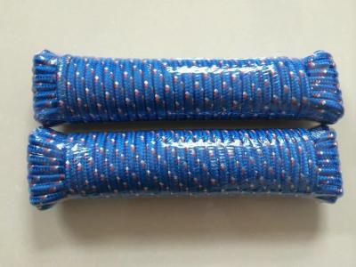 China Utility Diamond Braid Polypropylene Rope 3/8'' Assorted Color for sale