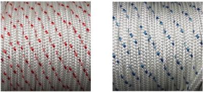China Polyester Double Diamond Braided Rope 6-24mm 16 Strands 24 Strands for sale