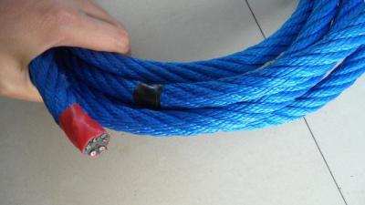 China Blue 16mm Playground Combination Rope 500m MFP Galvanised Steel for sale