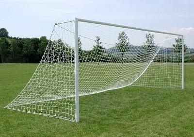 China White Goal Soccer Net polyethylene 2.0mm single knot for sale