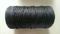 Quality PE 3mm Fishing Net Twine Black Braided Polyethylene Twine for sale