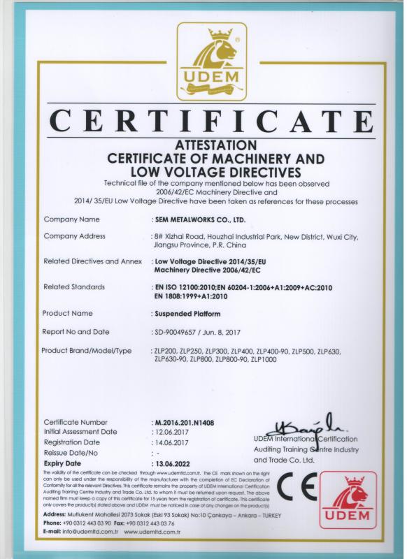 CE - SEM Metalworks Co., Ltd.