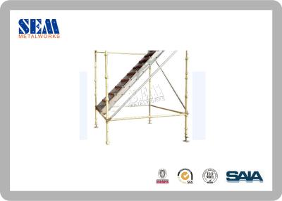China Construction layher Scaffolding Systems , 50000 Psi Powder Coated for sale