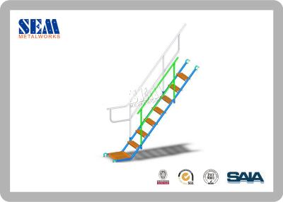 China Powder Coated Q235 Systems Scaffolding Stairs , Scaffolding Building for sale