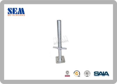 China Q235 Steel Screw Jacks / Scaffold Jack Base With Height 406mm for sale