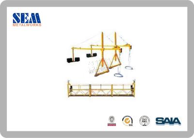 China Steel Swing Stage Scaffolding With 6m Length Suspended Platform for sale
