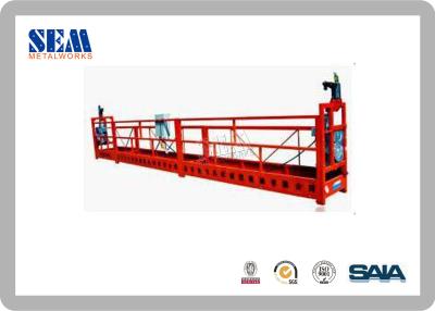 China Steel Swing Stage Scaffolding With 6m Length Suspended Platform for sale